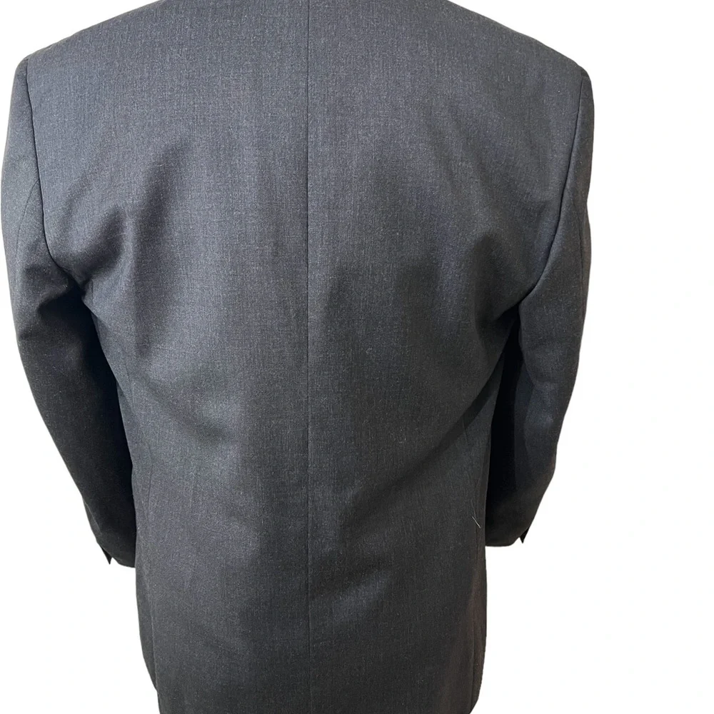 THOMAS CHURCHILL MENS DUBBLE BREASTED BLAZER, SIZE 44L. 100% PURE VIRGI☑️
